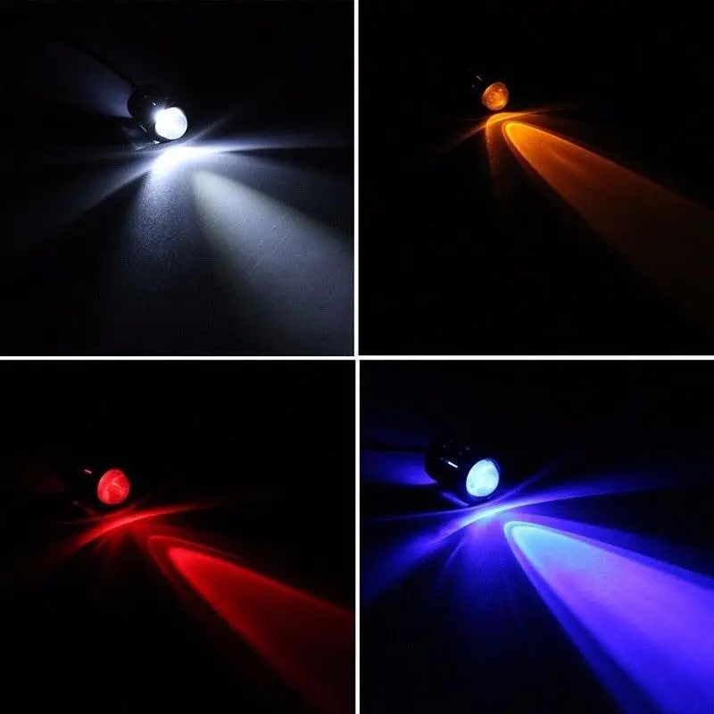 DC 5-12v 5mm merah/biru/hijau/putih/kuning Pink UV warna oranye pre-wired Car perahu LED dengan pemegang 10-100PCS