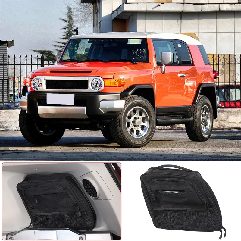 

Trunk Side Storage Bag Organizer For Toyota FJ Cruiser 2007-2021 Stowing Tidying Car Interior Accessories