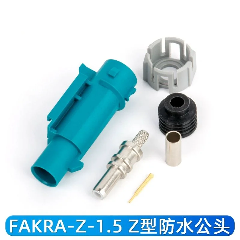1PCS Universal Fakra Z type -J/K-1.5 waterproof male and female automotive camera connector RG174 RG316 wire New In stock