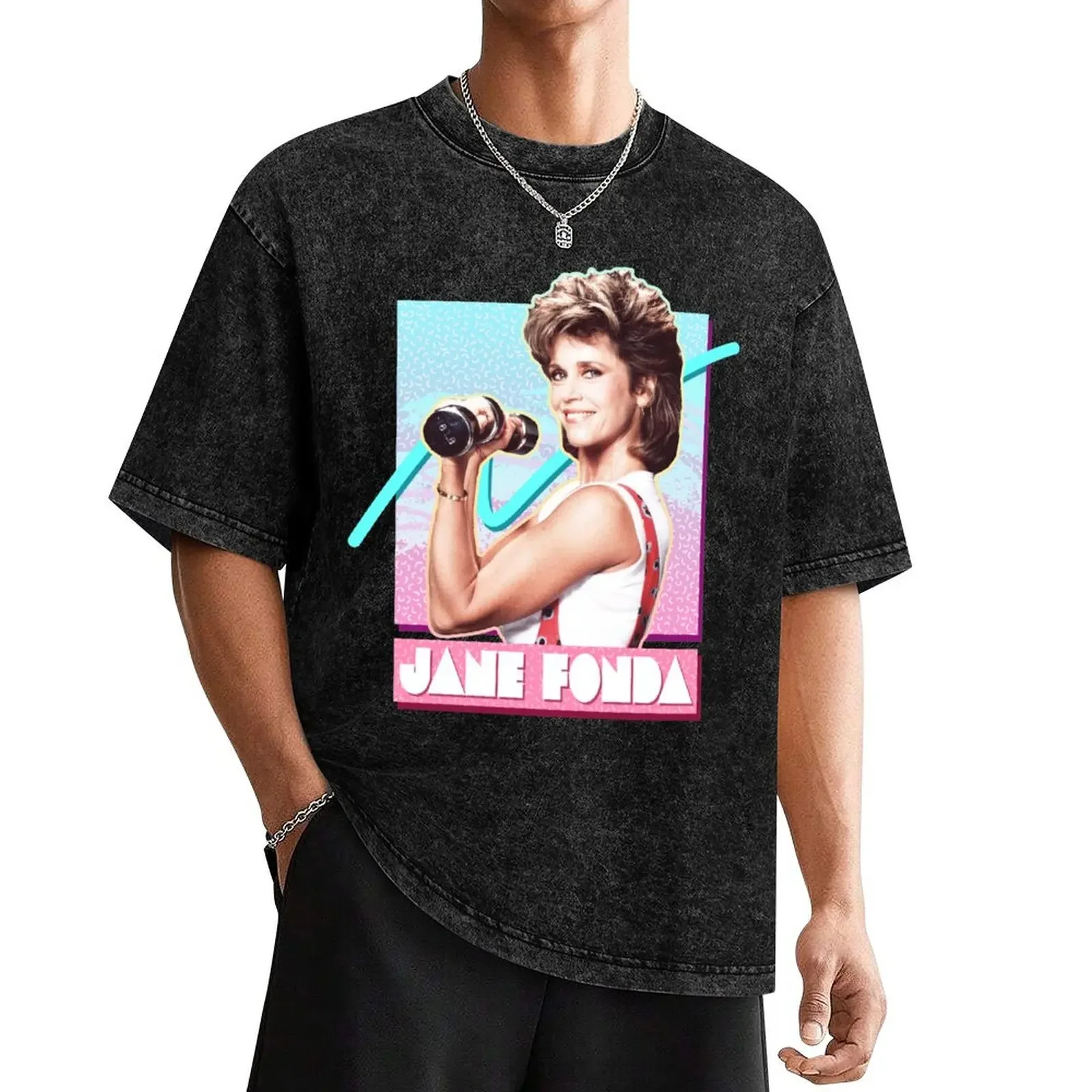 

Jane Fonda // Fitness 80s T-Shirt plain graphic shirts mens clothing