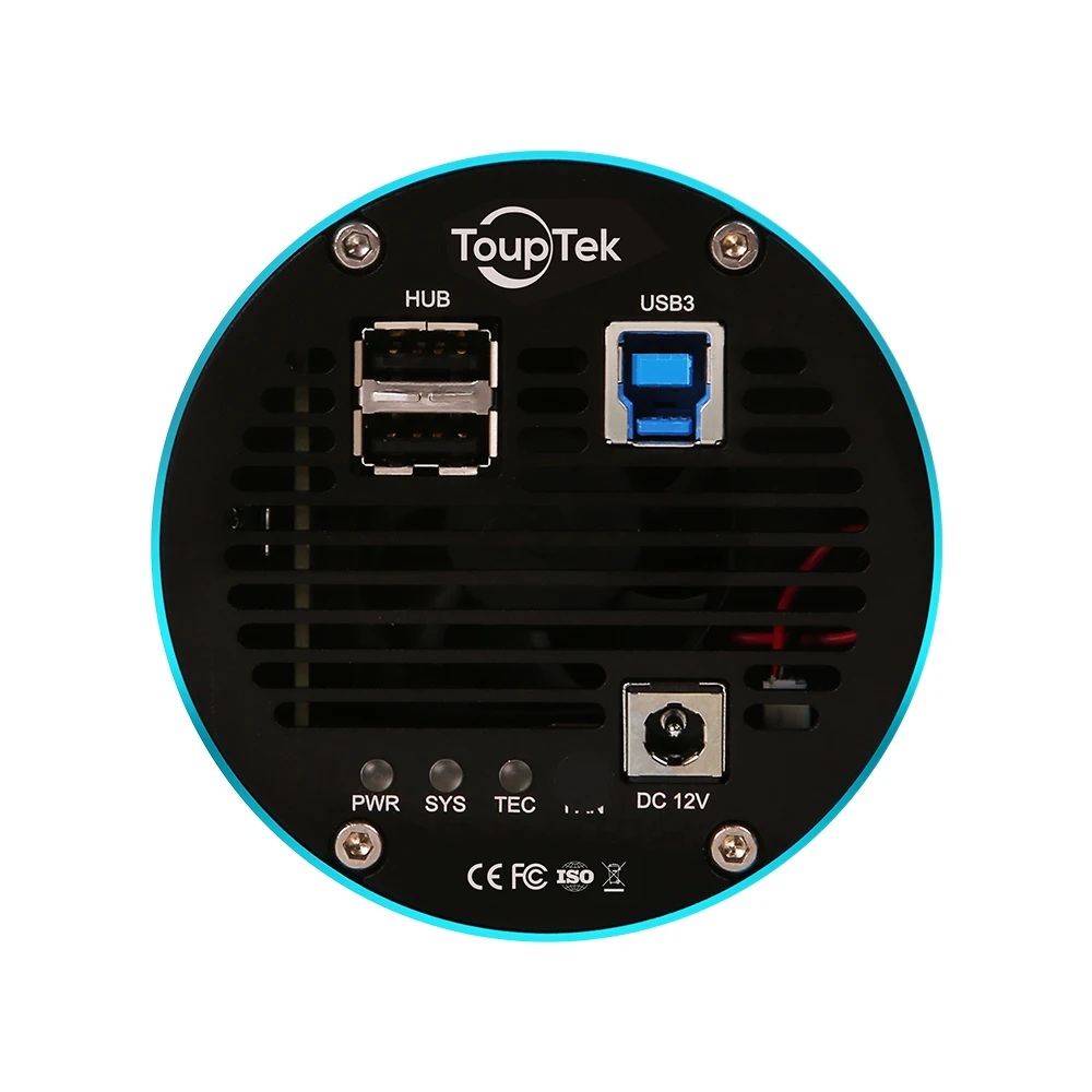 Touptek ATR585M ATR3CMOS08300KMA 8.3MP USB3.0 تلسكوب كاميرا ملونة للتبريد مع سوني IMX585 1/1.2 بوصة CMOS Deepsky TOUPSKY