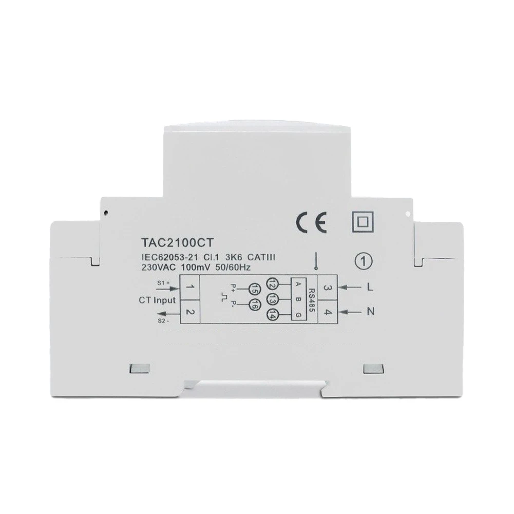 single-phase-multifunction-energy-meter-tac2100ct-for-din-rail-85-270v-ac-rs485-output-1000-imp-kwh-compact-design