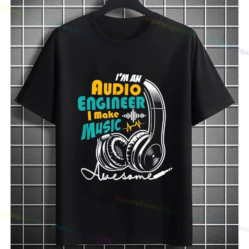 Men & Women's Funny Sound Guy Graphic T-shirt -