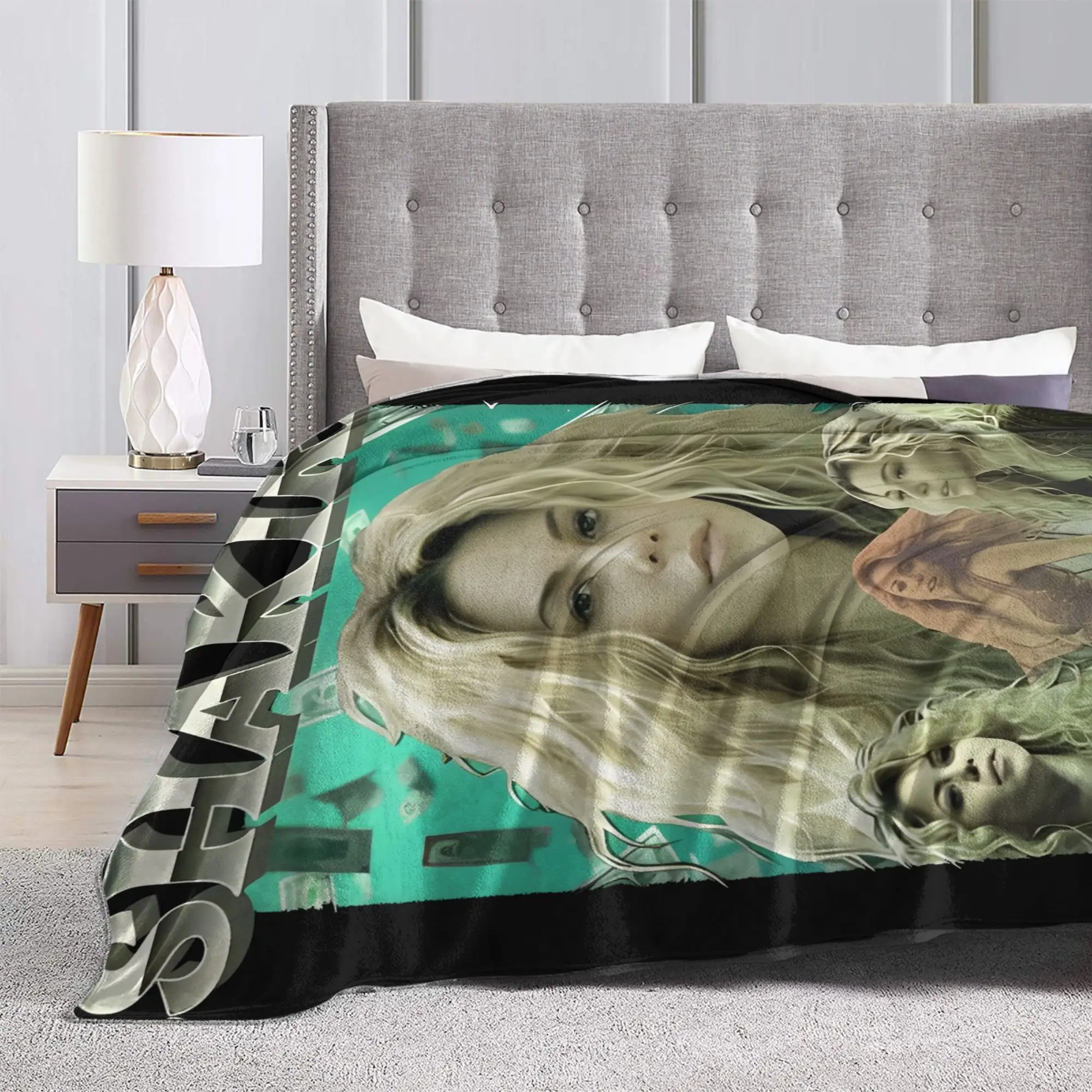 Shakiras Colombia Music Flannel Throw Blankets  Blanket for Bedding Office Super Warm Quilt