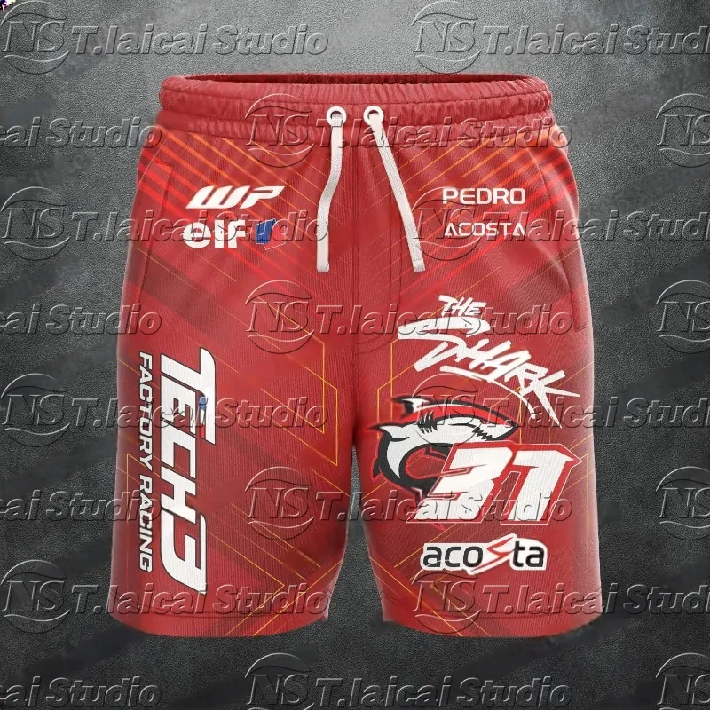 

2025 New Racing Motorcycle No. 31 Rider Acosta Fan Men's Summer Quick Drying Sports Breathable Outdoor Casual Shorts