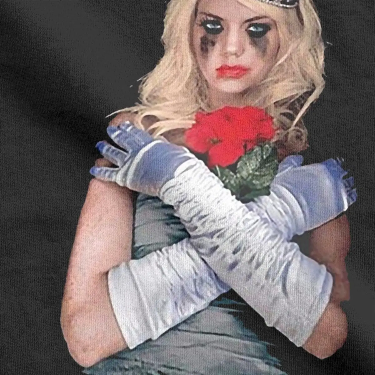 تي شيرت رجالي بأكمام قصيرة ، يتساقط في الاتجاه المعاكس ، ياقة مستديرة عتيقة ، فرقة موسيقية ، تيشيرتات مضحكة ، ملابس بمقاس كبير ، قطن #3