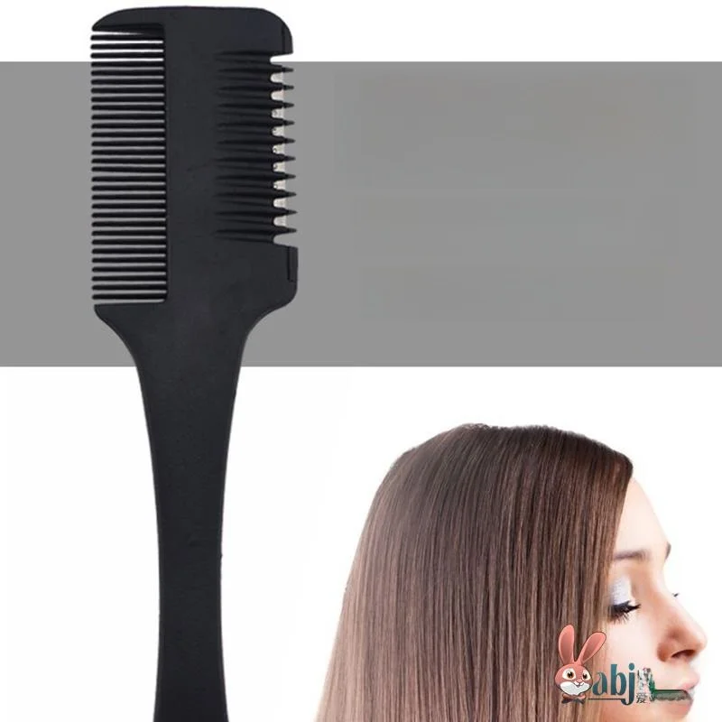 

Ladies Haircutting Comb Home Use Thin Hair Bangs Trimming Adult Comb Blade Bangs Device Easy to Carry Personal oming Tool
