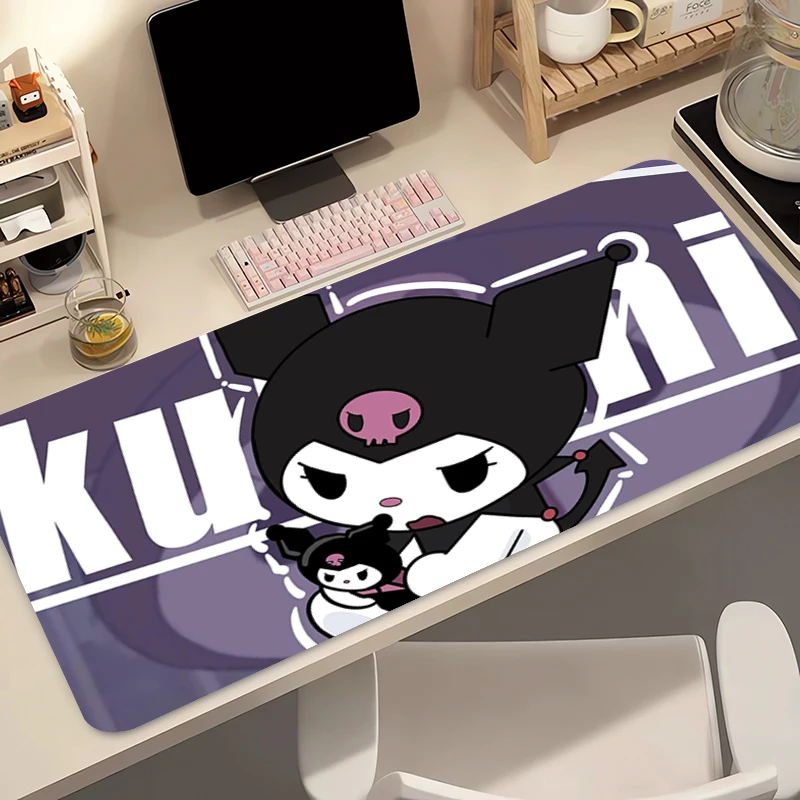 Pc Gaming Kuromi - Mouse Pad Edge White Kuromi Larger