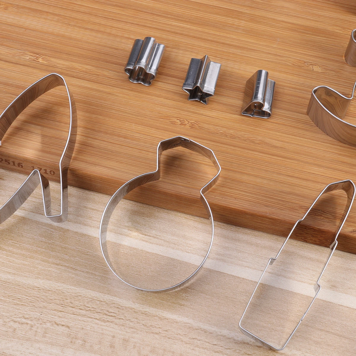 

10 Pcs Stainless Steel Biscuit Mold Cake Baking Molds Knife Cookie Cutters