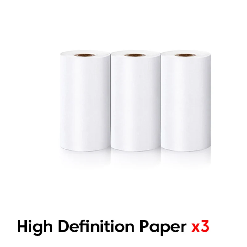57*25mm Thermal Paper Label Sticker Self-adhesive HD Color Rolls Paper For Mini Printer Instant Print Kids Camera Photo Paper