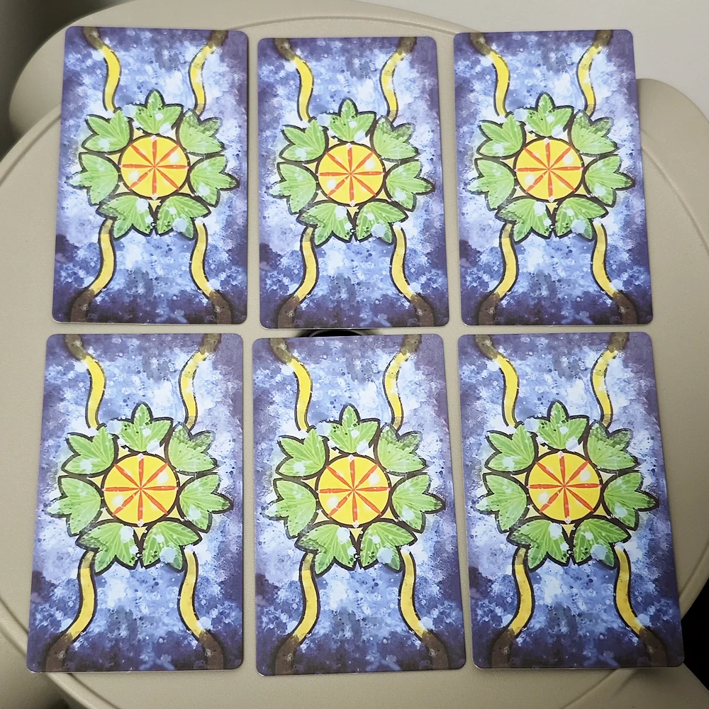 Baralho de Tarot de Bolso de Árvores, Adivinhação e Culturas, Inclui 80 Cartas do Sempre, Apresentando Juntos, 10.3x6cm