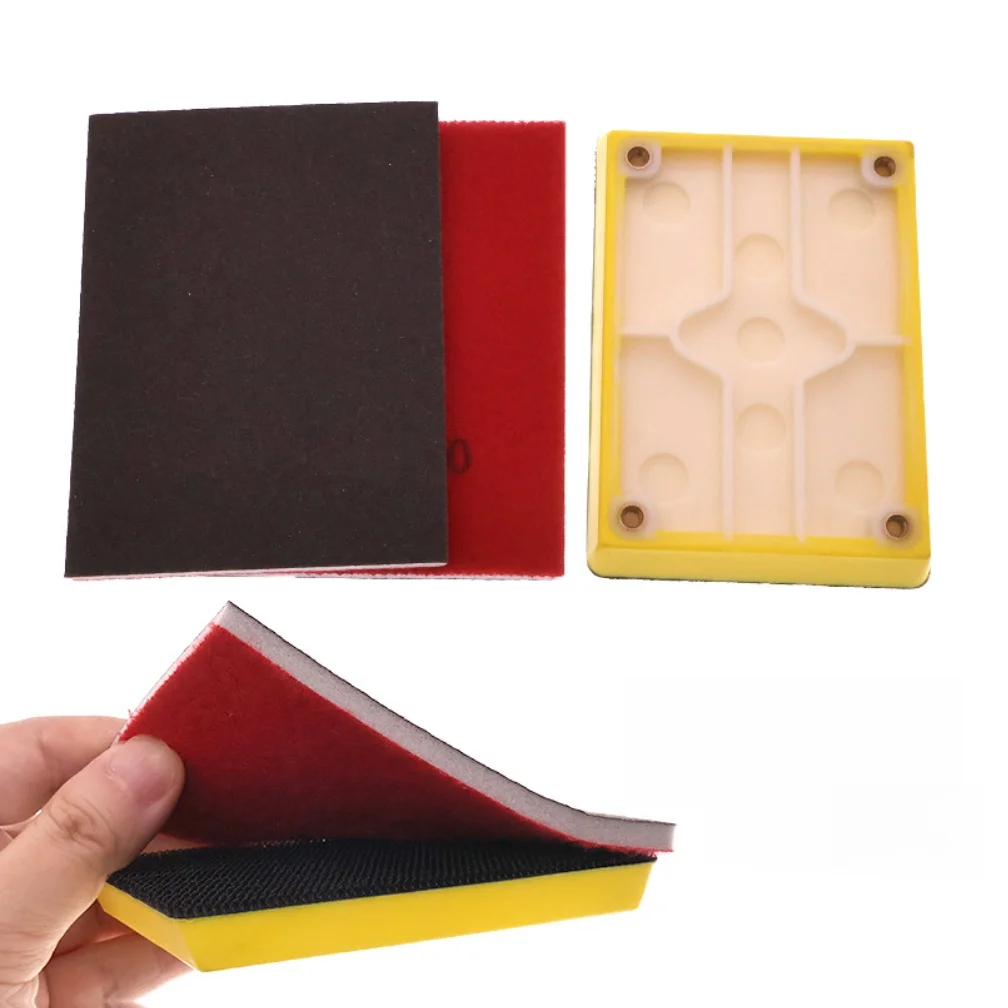 20pcs Washable Sanding Sponges 120/320/400/500-600/800-1000 Grit Wet Dry Sanding Sponges For Wood Plastic Metal Drywall Polish