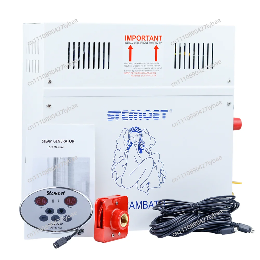 3/4.5/6/9KW 220/380V Steam Generator For Sauna Room Bath Shower Power Home Heater SPA Digital Controller view 5