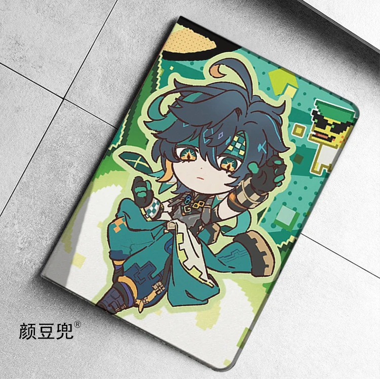 Game Genshin Impact Kinich For iPad Air 45 Mini 5 6 Case Luxury Silicone For Pro 12.9 11 For iPad 10th Protective  Pro13 11 in