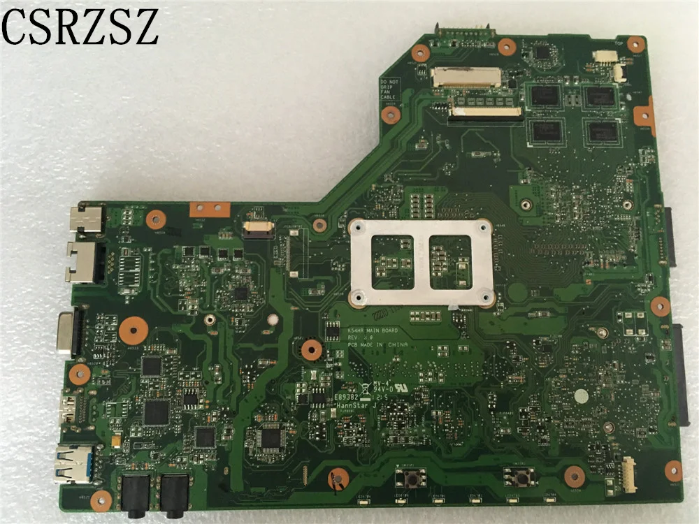 CSRZSZ For ASUS K54HR   REV 3.0 with i3-2330m Laptop motherboard  Test all functions 100%