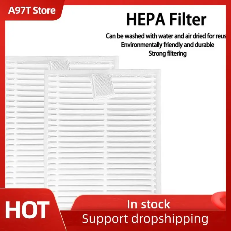 

A97T Вакуумная щетка HEPA-фильтр, ткань для швабры и резервуар для воды 2 в 1, пылесборник для Xiaomi S20 E12 E10 B112, комплект аксессуаров