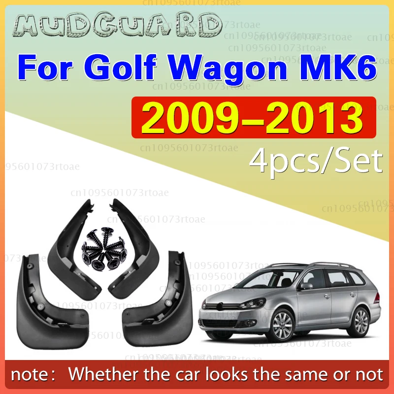 

Front Rear Mud Flaps Mudguards For Volkswagen VW Golf 6 Mk6 2009 2010 2011 2012 2013 Set Molded Mudflaps Splash Guards Mud Flap