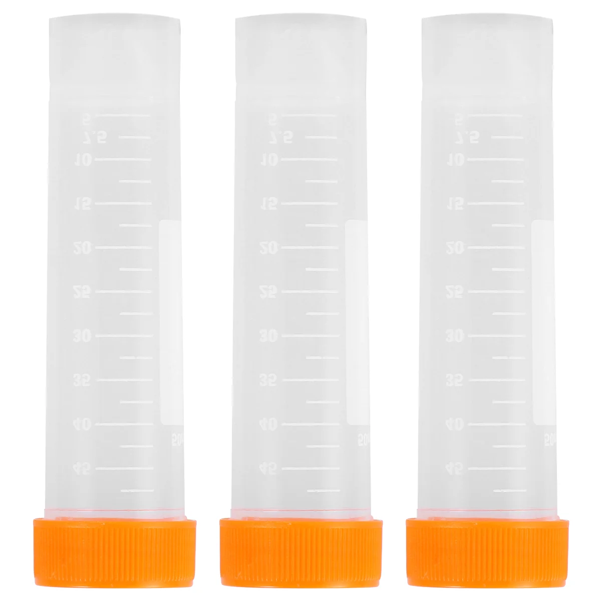 50 Pcs Centrifuge 50ml Test Tube 100ml Tubes 2ml for Plasma of Falcon Laboratory Flat Bottom Screw Port Device