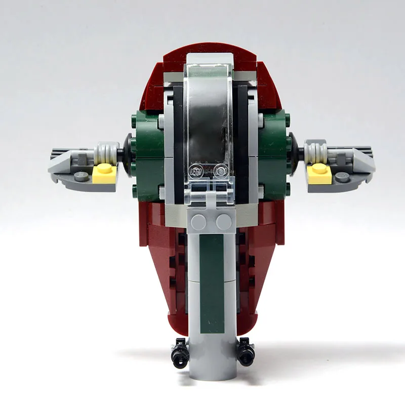 Nowy MOC Slave One 1 Microfighters Model klocków budowlanych Mini kosmiczne kosmiczne cegły Model DIY dekoracje zabawki dla dzieci prezenty dla