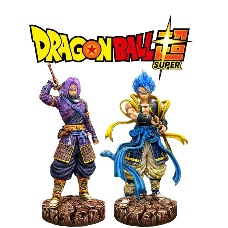 

32cm Dragon Ball Z Samurai Figure Trunks Gogeta Anime Figure Super Saiyan 3 Figurine Pvc Statue Model Doll Collectible Toy Gifts