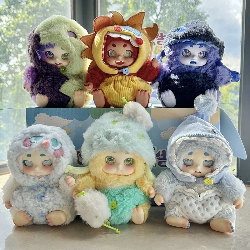 

Cino Mood Unpredictable Series of Vinyl Plush Blind Box Mystery Box Anime Action Characters Cute Collection Decoration and Gifts