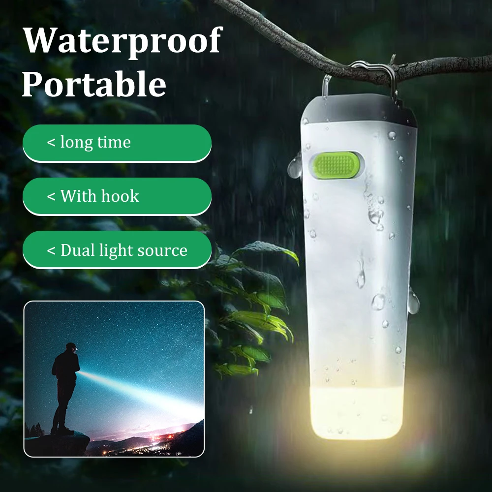 High Power LED Flashlight USB Rechargeable Powerful Lamp Battery Lantern Camping Torch Waterproof Ultra Bright Flashlight