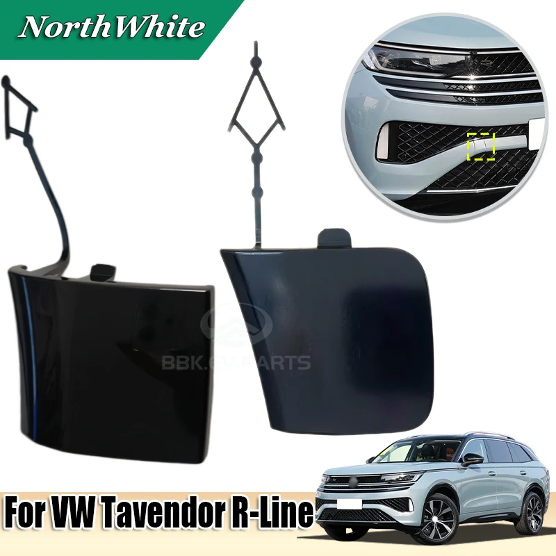 

Front Bumper Tow Hook Cover Cap For VW Tavendor No Paint