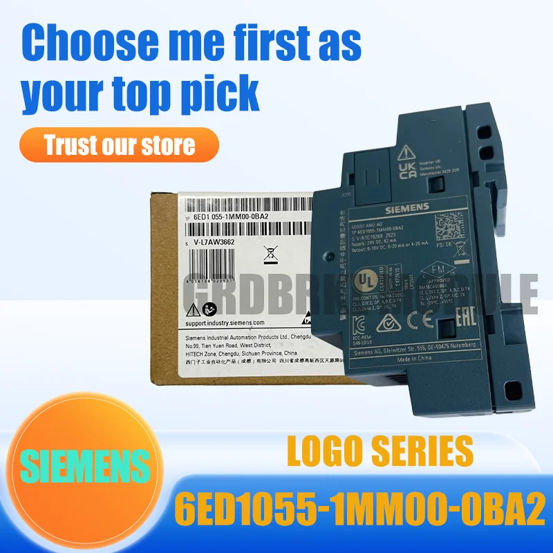 Nuevo SIEMENS 6ED1055-1MM00-0BA2 6ED1 055-1MM00-0BA2 LOGO! Original Módulo de expansión