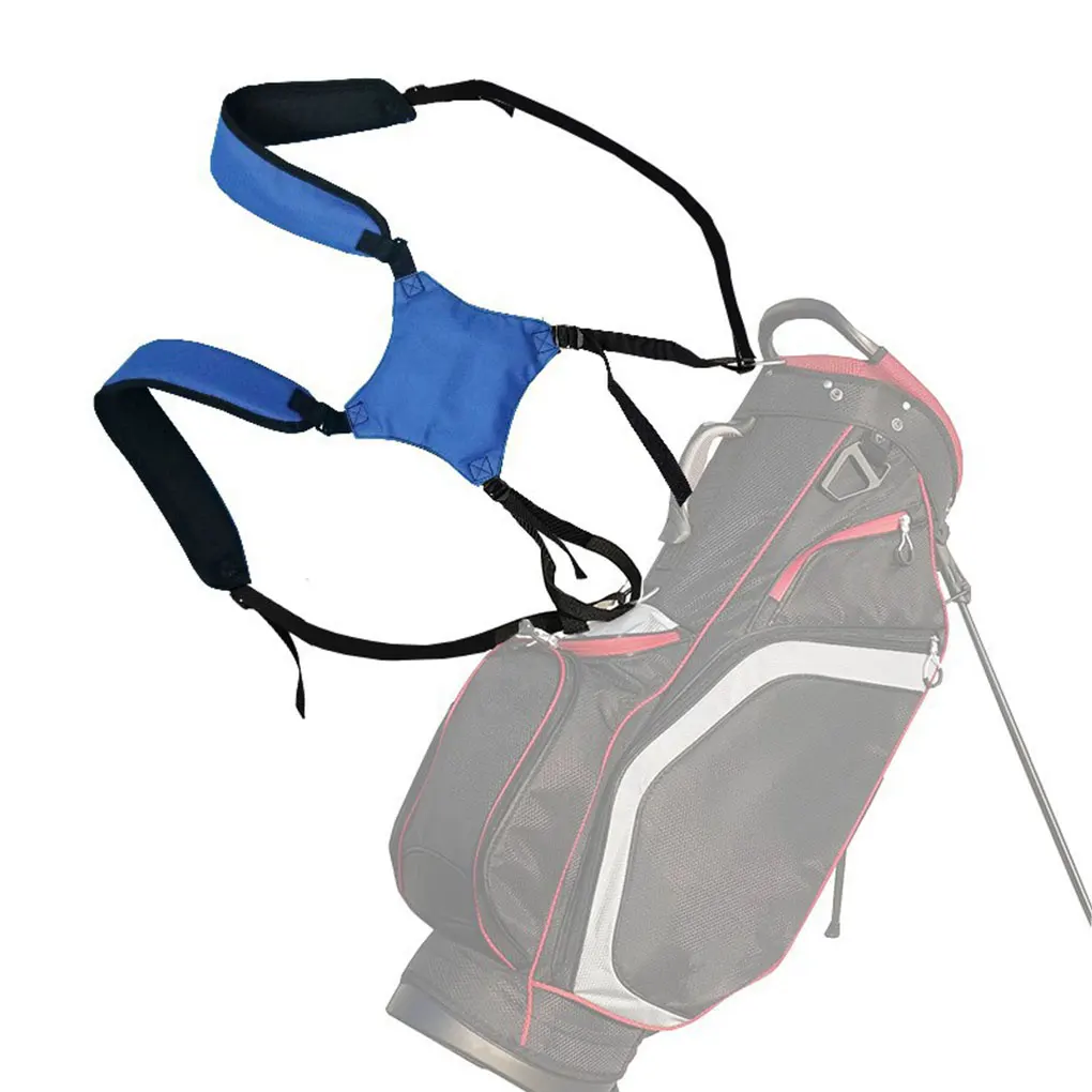 Sangles initiées confortables pour sacs de golf, rembourrage respirant pour une expérience de transport agréable, gris