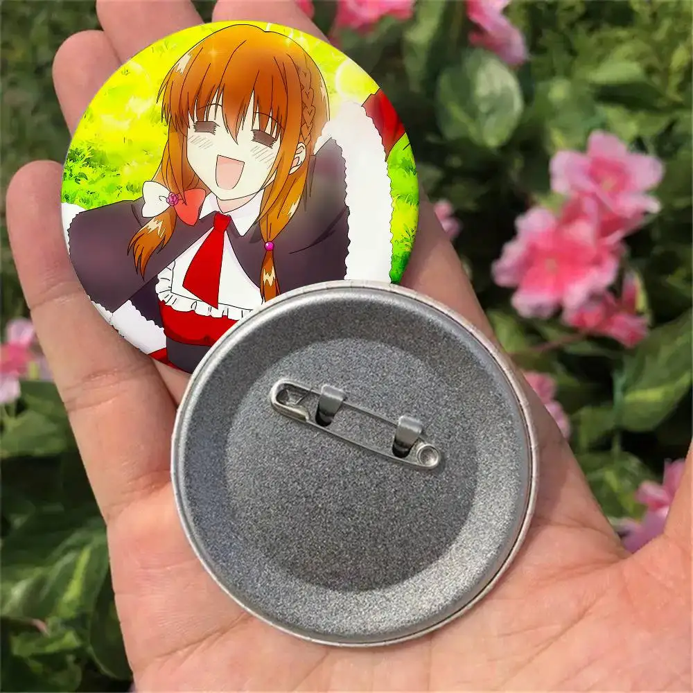Iana Magnolia Anime Characters Badges Button Round Creative Pin Brooch Badge Bag Decor Accessories Fans Collect Friends Gifts