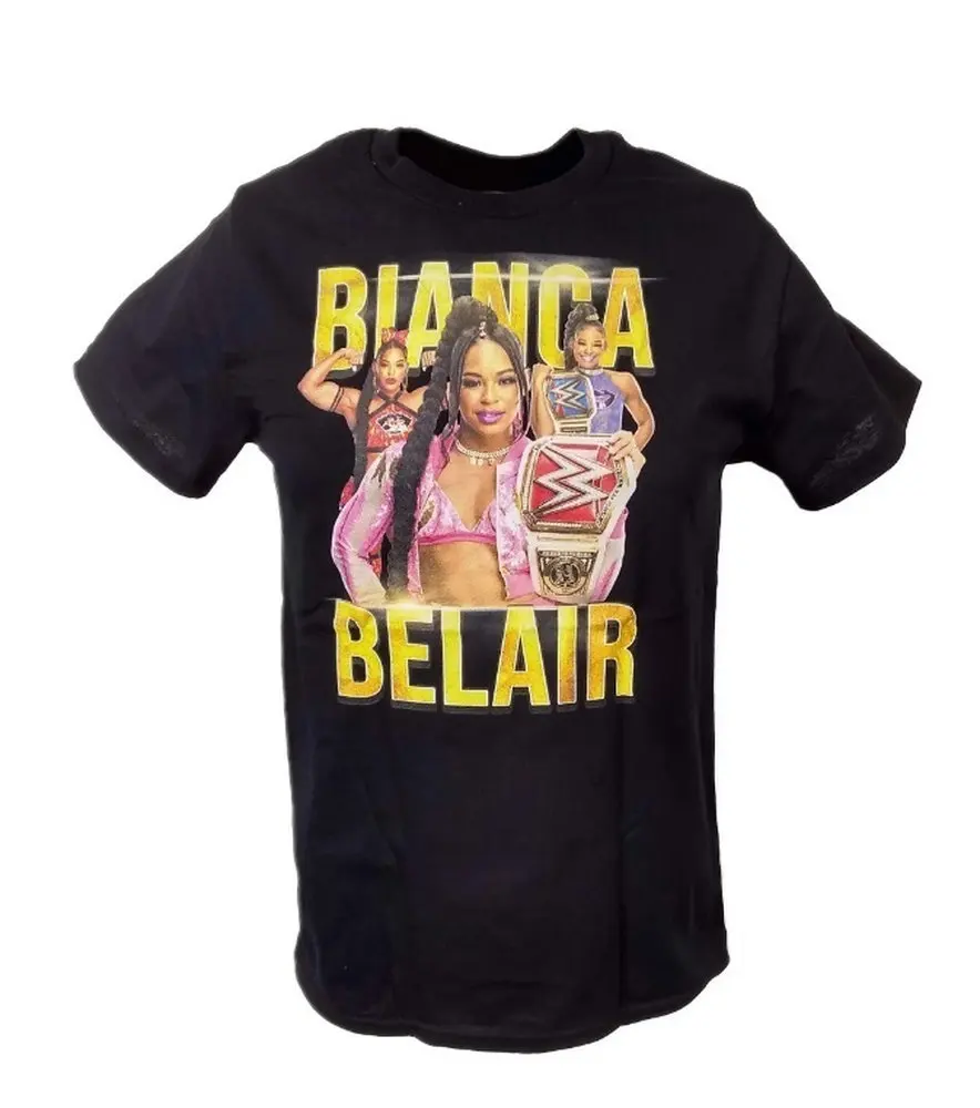 تي شيرت بسعر خاص لعام 2025 تي شيرت بيانكا بيلير تشامب تهب قبلة 00008499 # تي شيرت رياضي للمصارعة من القماش الشهير لمحبي المصارع