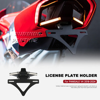For Ducati Panigale V4 V4S Streetfighte V4 V2 Motorcycle Tail Tidy LED Lights License Plate Holder Tailstock Frame Bracket