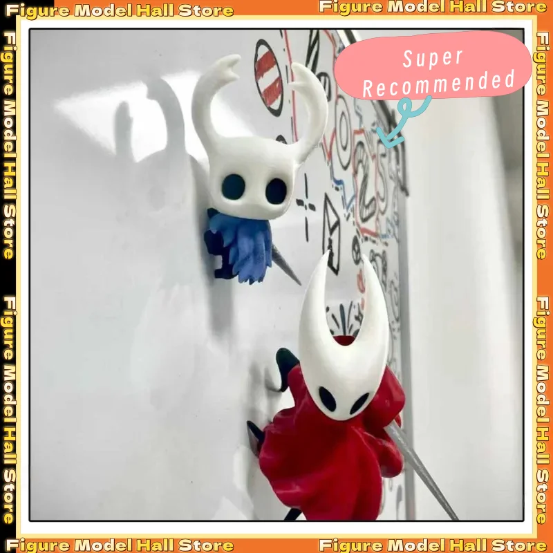 

Hollow Knight Anime Figure Silksong Fridge Magnet Hornet Zote Action Figure Refrigerator Sticker Fridge Magnetic Decoration