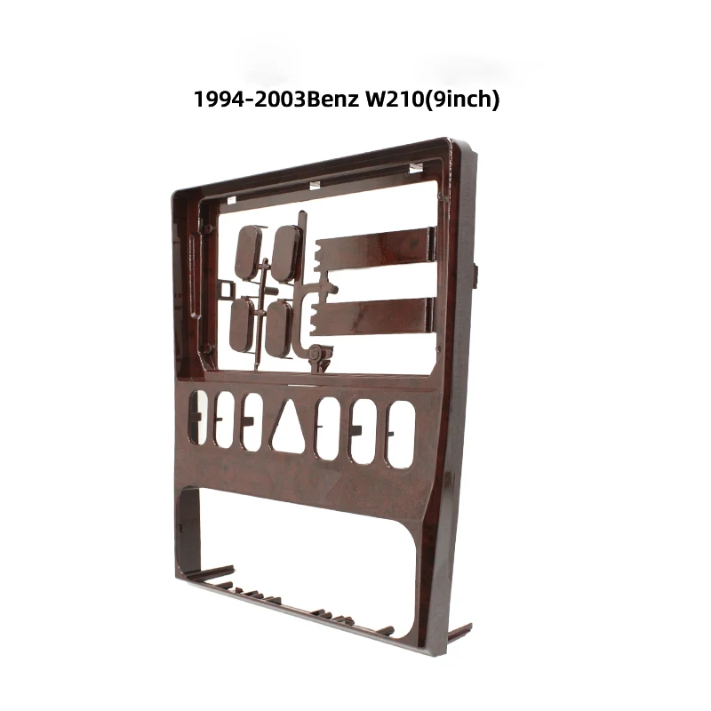 

9 Inch For MERCEDES BENZ E class (W210) 1994-2003 Car Frame Plug Audio Fitting Adaptor Dash Trim Kits Facia Panel Bezel