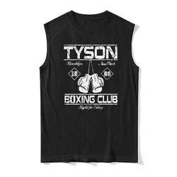 Fight for Glory Mike Tyson Brooklyn Boxing Club Tanktop 100% Cotton O-Neck Summer Casual Mens Vest Sleeveless T-shirt