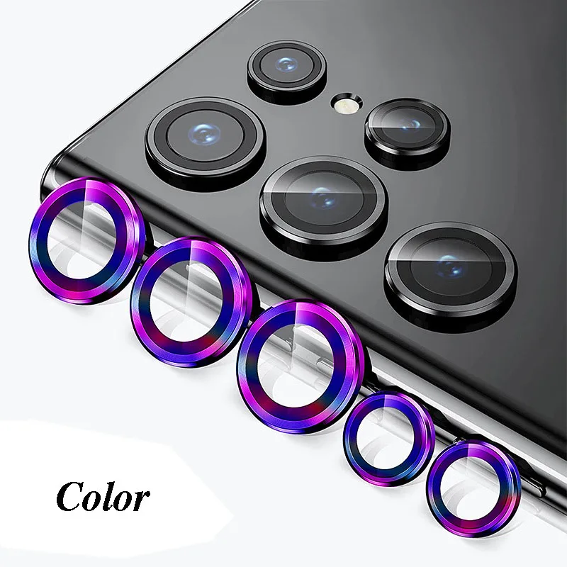 Kameraobjektivschutz für Samsung S25 S26 Ultra S24 S23 S22 Ultra Hülle Gehärtetes Glas Schutzfolie Titanlegierung Ring Handy-Zubehör – Detail 4