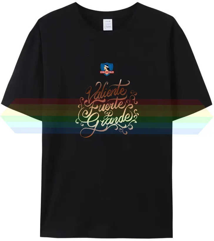 Twemen 'S Zomer 100% Katoenen T-Shirt Leuk Colo Colo Camista Print Dames Casual Voetbal Blanco Comfortabele Sport T-Shirt S-3XL