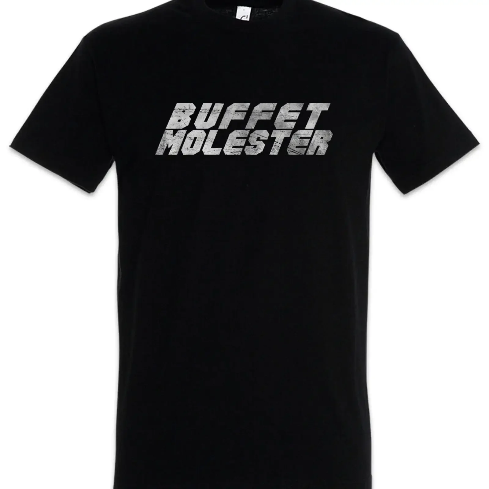 Buffet Molester T Shirt Fun Chubby Pride fat large big heavy plump proud thick vintage Washed Comfortable Stretched Stylish