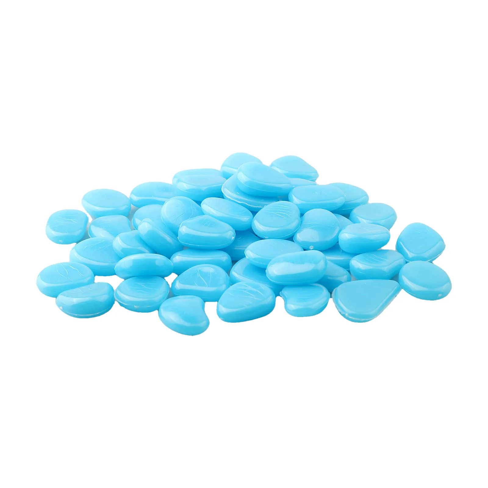 High Quality Hot Sale Brand New Luminous Stones Pebbles Walkaway Aquarium 50PC Glow In Dark Luminous  High Quality