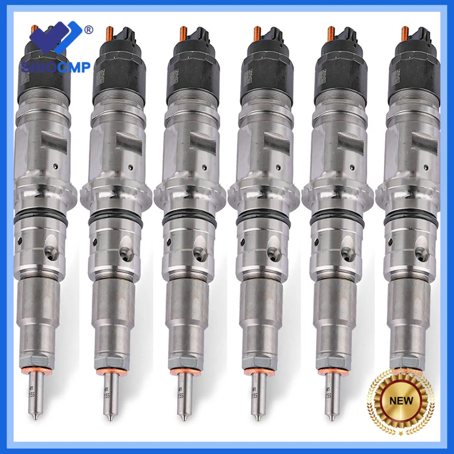 

6pcs Fuel Injectors 0445120188 For Cummins Dodge For Ram 6.7L 2011-2012 Auto Excavator Parts