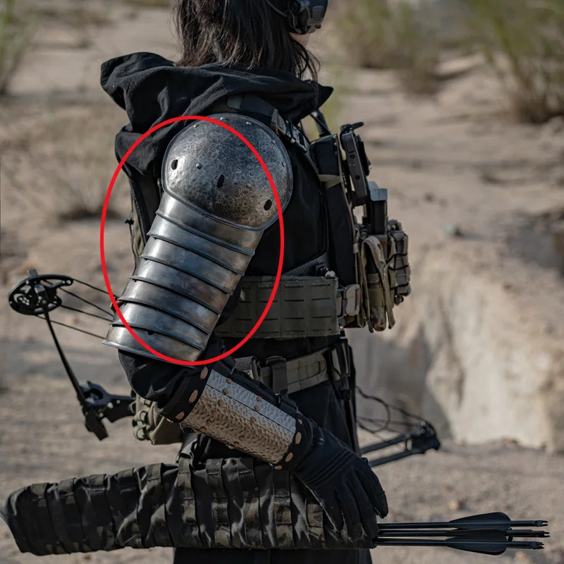 Tactical Outdoor Handmade Forged Shoulder Armor Armor