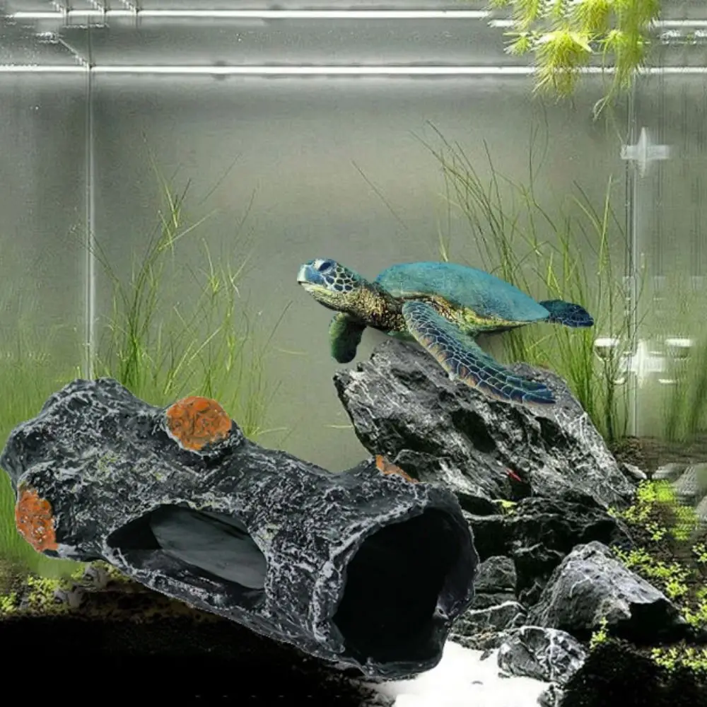 

Креативная имитация полого ствола дерева, украшение, реалистичное декоративное укрытие для пней деревьев, ПВХ, аквариум, креветки, скрыть ландшафтный дизайн