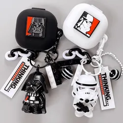 Star Wars Earphone Case For Samsung Galaxy Buds Live / Buds Pro / Buds 2 / Buds2 Pro Wireless Earbuds Cover With Keychain