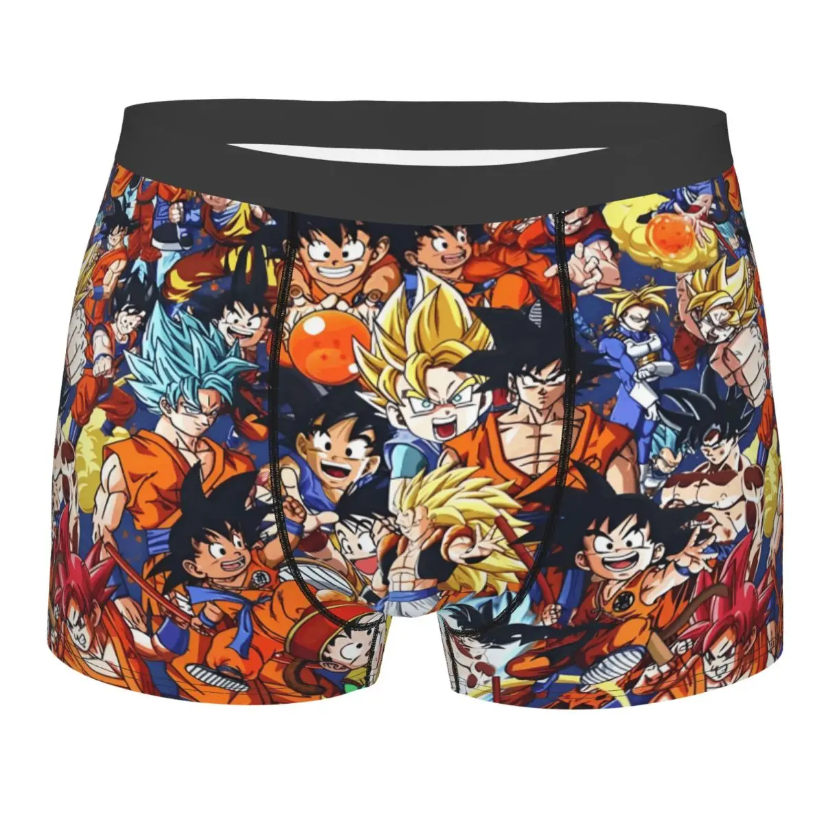 

Custom Novelty Goku Cartoon Manga Comic Hot Boxers Shorts Men's Poster Briefs Underwear Novelty Underpants