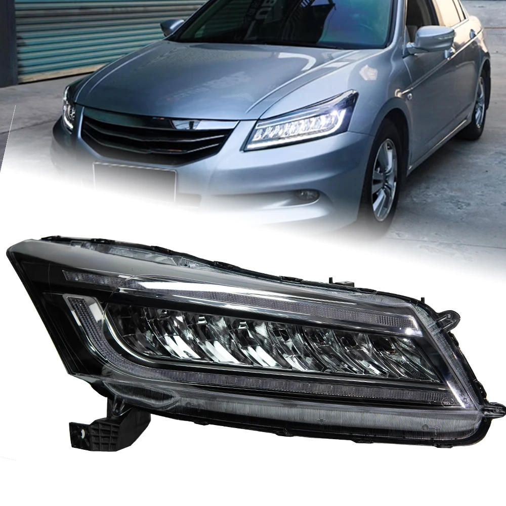 

Автомобильная фара AKD для Honda Accord, светодиодная фара 2008-2012, фары Accord DRL, указатель поворота, линза проектора дальнего света