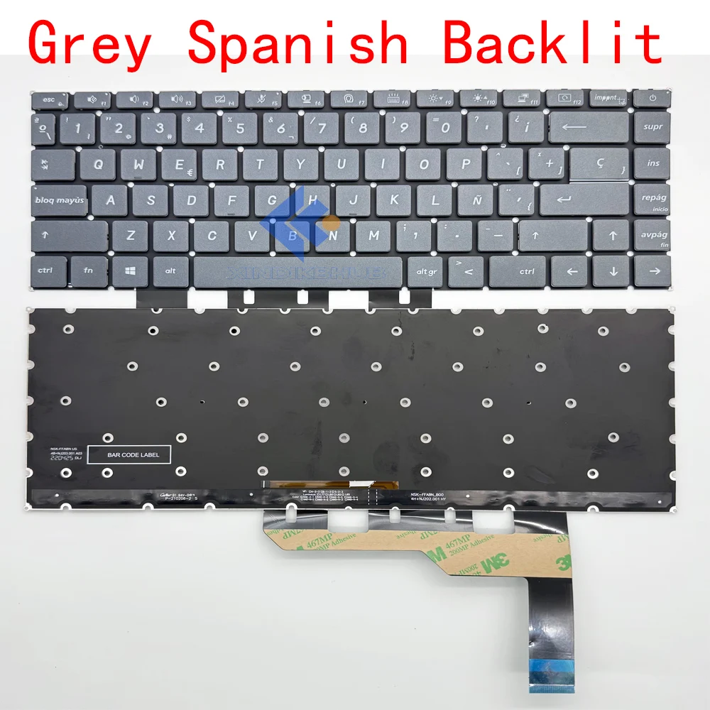 

XIN-Spanish Backlit Laptop Keyboard For MSI Prestige 15 A10SC MS-16S3 MS-1551 MS-14C1 MS-14C2 A10SC-219CN A10SC-220CN V19062