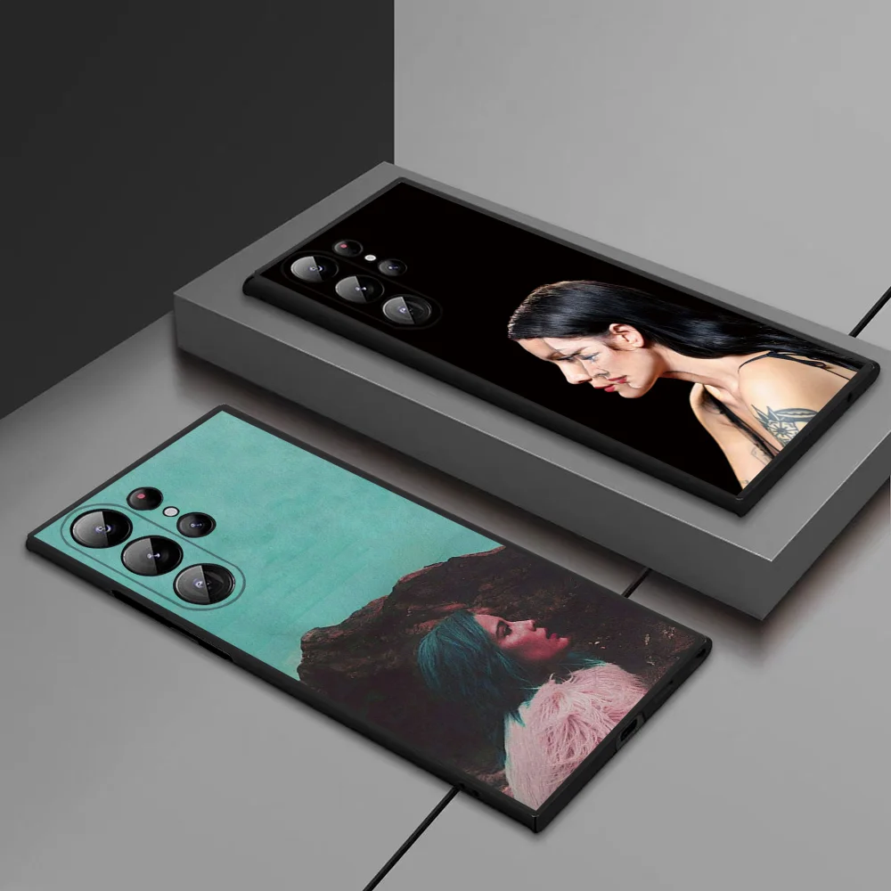

Singer H-Halsey Phone Case For Samsung Galaxy S25 Ultra S22 S23 S24 Ultra S21 S20 5G Protective Soft Silicone TPU Funda