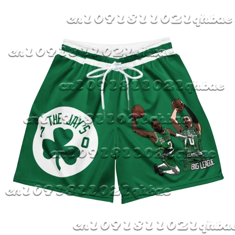 

New 3D color personalized printing mesh fashion brand casual shorts for summer 2025