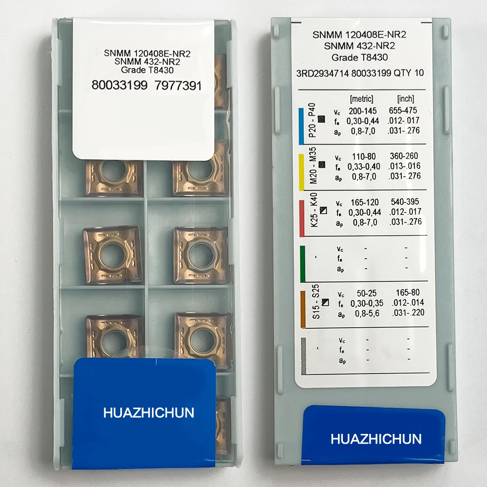 

HUAZHICHUN SNMM 120408E-NR2 CARBIDE INSERT