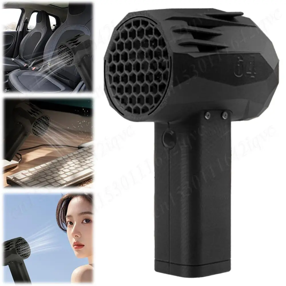 

650W Handheld Duct Fan 64mm Brushless Motor Mini Violent Fan 59200MWH Strong Dust Blower Wind Speed 240km/h for Home Outdoor Car